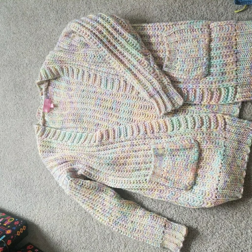 dolls kill sherbert unicorn sweater